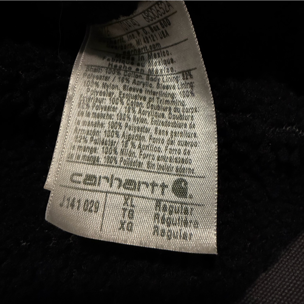 Carhartt J141 Sherpa Lined Jacket Men’s XL GVL Gray Detriot Duck Canvas - Picture 8 of 11